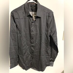 Sz S 14-141/2 slim fit RW & CO men shirt  men long shirt.